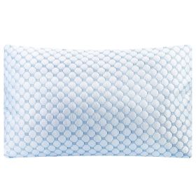 2Pcs Or 1Pc Cooling Memory Foam Pillow Ventilated Soft Bed Pillow With Cooling Gel Infused Memory Foam Machine Washable (Option: King-1Pc)