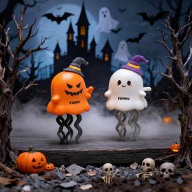 Halloween Ghost and Pumpkin Toys for Kids, featuring dancing, standing and pulling functions (Style: Ghost)
